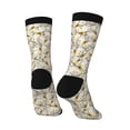 thumbnail image 5 of Uemuo Different Butterflys Pattern Women's Crew Socks, Soft Durable Breathable Moisture-Wicking with Odor Control Cotton socks, 5 of 9