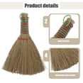 thumbnail image 2 of Escoba de jardín: Juego de escoba y recogedor pequeños, ideal para la limpieza del hogar, alfombras y sábanas. Cepillo de cerdas para interiores., 2 of 7