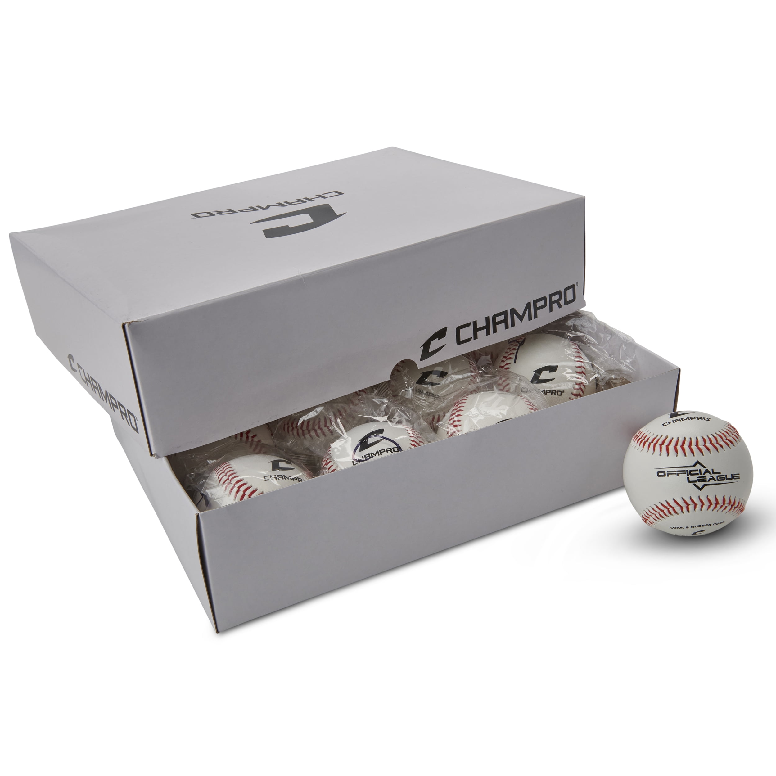 Champro Sports Official League Synthetic Leather Baseball Dozen