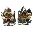 thumbnail image 2 of Holiday Battery Operated Lighted Musical Village Building 2 Piece Set, 2 of 9