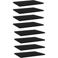 thumbnail image 2 of Set of 8 Bookshelf Boards Replacement Panels for Storage Units Organizer Display Shelves, Black 15.7"x11.8"x0.6", Engineered Wood, 2 of 5