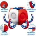 thumbnail image 6 of FeBohao Octopus Pool Toys, 2-in-1  Inflatable Basketball Hoop & Ring Toss Yard Games Family Party, 6 of 7