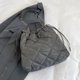 thumbnail image 4 of Bolso Mano Acolchado para Mujer Algodón Hombro (gris), 4 of 7