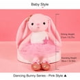 thumbnail image 5 of Dancing Bunny Plush Toy Soft Rabbit Stuffed Animal Doll Cute Gift Decor, 5 of 6