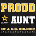 thumbnail image 3 of CafePress - Proud Aunt Of A Solider White And Gold T Shirt - Women's V-Neck Dark T-Shirt, 3 of 4