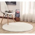 thumbnail image 3 of Alfombra redonda de felpa, alfombra blanca mullida para sala de estar, decoración suave para el hogar, dormitorio, habitación de niños, salón, alfombra de pelo grueso, 3 of 5