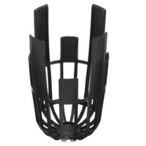 Supvox Black Outdoor Gutter Guard Downspout Screen Cover with Fast Drainage and Easy Installation