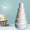 thumbnail image 4 of Cake Dummy Diy Round Shape Foam Multipurpose Cake Mold For Kitchen14Inch, 4 of 5