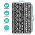 thumbnail image 5 of Boho Retro Floral Pet Feeding Mat-Absorbent Pet Placemat for Food and Water Bowl, with Waterproof Rubber Backing, Quick Dry Water Dispenser Mat for Dog and Cat (16"x24"), 5 of 7