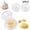 A, variant on Portable Twist Garlic Press Mincer, Mini Clear Plastic Garlic Roller Peeler Grinder Small Kitchen Tool for Camping BBQ Home Cooking