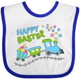 thumbnail image 3 of Inktastic Happy Easter Train Boys or Girls Baby Bib, 3 of 4