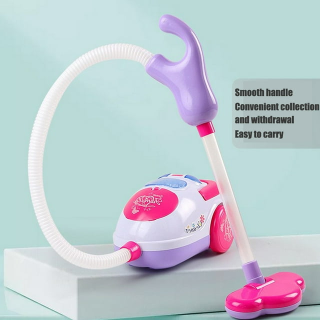 Juego de aspiradora de juguete, juego de simulación de vaivén para limpieza infantil, juego para bebés y niños