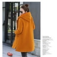 thumbnail image 4 of Women's casual oversized loose-fit zipper pullover hoodie tunic, sweatshirt jacket jacket autumn outfit, 4 of 7