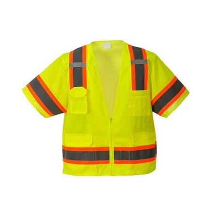 

Portwest US373 Aurora Sleeved Hi-Vis Safety Vest Yellow XX-Large