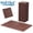BROWN, variant on 58 Pack Plastic Interlocking Deck Tiles, 12"x12" Snap Together Outdoor Patio Flooring, Waterproof All-Weather Deck Floor Tiles for Balcony, Backyard, Garden, Poolside, Porch, Lawn & Indoor Spaces