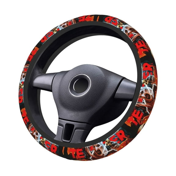 Terri-Fier Steering Wheel Cover Elastic Stretch Breathable Vehicle Steering Wheel Protector Car Interior Accessories