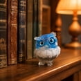thumbnail image 4 of Mini Owl Ornament Crystal Gravel Handcrafted Figurine, Unique Stylish Compact Versatile Accent Decor Piece, Sentimental Gift Trinket for Interior Living Space Automobile Interior Display, 4 of 7