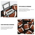 thumbnail image 4 of Travel Luggage Cover Protector - bright American football black cool Anti-Scratch Suitcase Covers Fits 18-32 Inch Luggage, 4 of 5