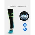 thumbnail image 2 of Seyurigaoka Unisex Stockings for Sports Breathable Variegated Color Socks, 2 of 3