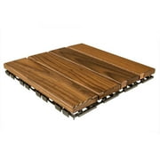 Kontiki Interlocking Deck Tiles - Lengo Piastrella - Ash Tree / 12"x12" - 276 sq ft/pallet (46 box)