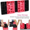 thumbnail image 6 of 30" Adjustable Fitness Stepper with Step Platform & Risers - Aerobic Step Trainer for Strength, Stability, Cardio Workouts - / Step Machine Suitable for Gym, Group Classes, Fitness Levels, 6 of 9