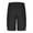 Black, variant on Cargo Shorts for Men Casual Drawstring Solid Color Shorts Summer Workout Gym Shorts with Pockets