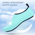 thumbnail image 2 of Dnzceghtig Zapatos para deportes acuáticos Descalzos Calcetines de yoga de secado rápido Sin cordones para hombres Mujeres $ Zapatos acuáticos Mujer Hombres Natación en la playa al aire libre -Azul, 2 of 5