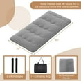 thumbnail image 2 of YYAo Floor Mattress,Futon Mattress, Futon Mattress with Washable Cover and Carry Bag-Twin Size, 2 of 8