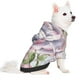 thumbnail image 2 of Fotbe Vintage Rose Sudadera con Estampado para Perros Pequeños – Suéter con Capucha para Mascotas, Tela Suave de Forro Polar con Bolsillo-X-Large, 2 of 7