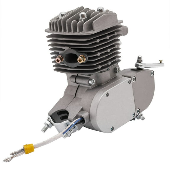 2-Stroke 80cc Bike Bicycle Motorized Petrol Gas Motor Engine Durable Silver