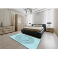 thumbnail image 4 of Ahgly Company Indoor Rectangle Patterned Electric Blue Area Rugs, 2' x 3', 4 of 6