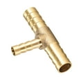thumbnail image 5 of Uxcell Brass Hose Reducer Barb T-Shaped Connector 10mm x 6mm x 10mm, 5 of 5
