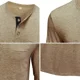 thumbnail image 4 of Camiseta Henley Casual Para Hombre Playera De Solapa Frontal, 4 of 6