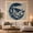 Lighthouse Waves, variant on Ship's Wheel Around Sailboat on Stylized Waves, Nostalgic Vintage for Ocean Lovers, Nautical Emblem Decor, Housewarming Gift, Tapestry Wall Hanging for Bedroom, Living Room and Den