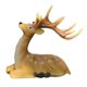 thumbnail image 2 of Escultura de ciervo, encantadora figura de ciervo para jardín, decoración, mini estatua de animal china Estilo B, 2 of 9