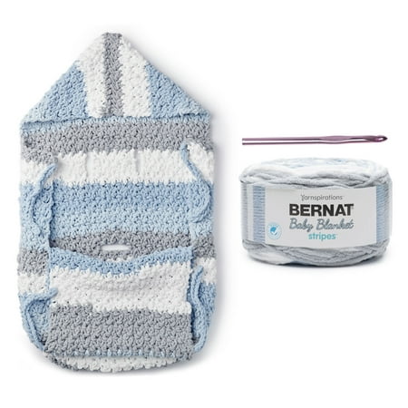 Bernat Stroller Blanket Crochet Kit, 4 Pieces