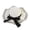 White, variant on Women's Wide-Brim Straw Hat | Foldable and UV Protective Summer Beach Cap with Floral Ribbon - Ideal for Sun Protection