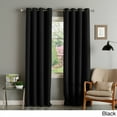 thumbnail image 4 of Aurora Home  Solid Grommet Top Thermal Insulated 108-inch Blackout Curtain Panel Pair, 4 of 5