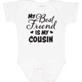 thumbnail image 3 of Inktastic My Best Friend is My Cousin with Hearts Boys or Girls Baby Bodysuit, 3 of 5