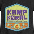 thumbnail image 3 of Kamp Koral - Kamp Koral Logo Badge - Toddler & Youth Girls Short Sleeve Graphic T-Shirt, 3 of 6