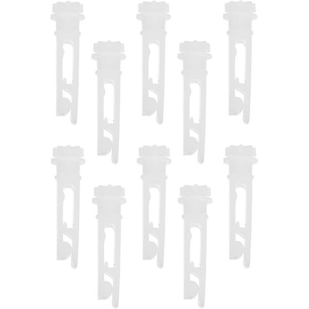 10 Pack Vinyl Vertical Blind Repair Clips For Repairing Vertical