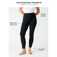 thumbnail image 4 of Roaman's Women's Plus Size Tall Plus Size Essential Stretch Ankle Length Pull-On Legging, 4 of 6