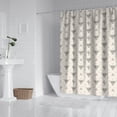 thumbnail image 2 of Highland Cow Cactus Triangle Pattern Shower Curtain 72"x84" ,Bathroom Decorative Shower Curtains Set with 12 Hooks,Modern Waterproof Washable Shower Curtain, 2 of 6