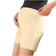 thumbnail image 4 of Taqqpue Maternity Shorts Comfy Over Belly Stretchy Fabric Wear Versatile Breathable Casual Summer Loose Fit Pregnancy Shorts, 4 of 5