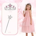 thumbnail image 5 of Marendyee Dress for Girls Pink Tulle and Sequin Dress for Kids Halloween Cosplay Costumes, 5 of 15
