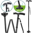 thumbnail image 1 of Bastón ortopédico plegable Magic Cane con luz LED, 1 of 3