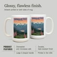 thumbnail image 4 of 15 fl oz Ceramic Mug, Snoqualmie Pass, Washington, Bear and Spring Flowers, Dishwasher & Microwave Safe, 4 of 5