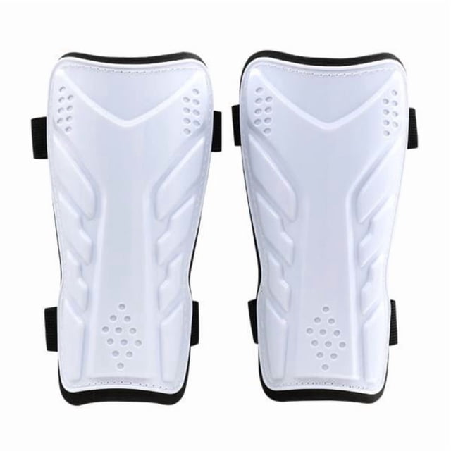 Protectores de Piernas de Doble Correa de 4x2 Piezas, Espinilleras de Fútbol Anticolisión con Correas Y Cierre de , Espinilleras de EVA, para Pa 5 piezas