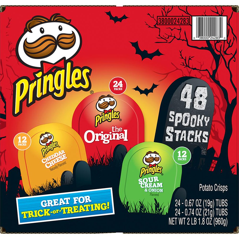 Pringles Halloween Snack Stacks Variety Pack, 48 ct.