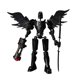 thumbnail image 3 of Figura de acción articulada móvil Strade Fareast Limited 13 cuerpo Flexible Robot de acción Negro, 3 of 8